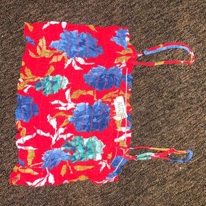 Cute Hawaiian Crop top with Ruching